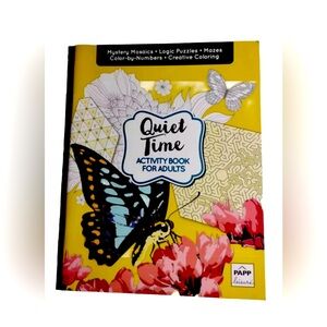 Adult Coloring Book Quiet Time Activity Book for Adults Color by Number Mazes